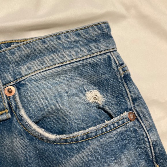 rag & bone Rosa Mid-Rise Boyfriend Distressed Ankle Jeans - Picture 6 of 16